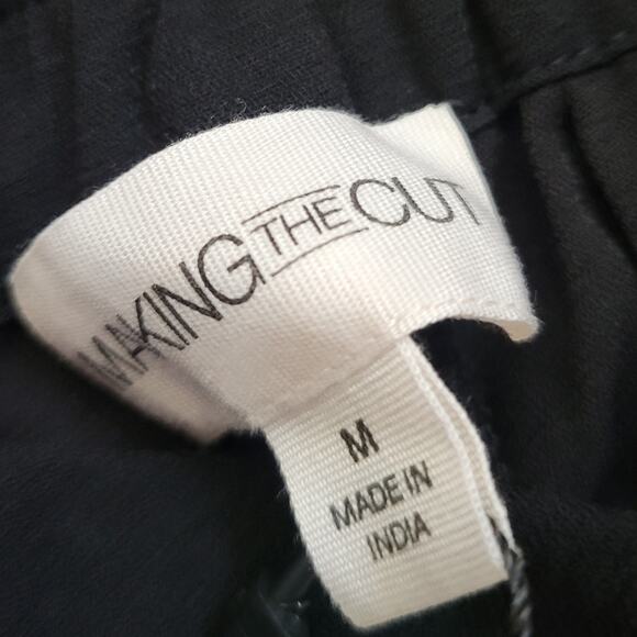 MAKING THE CUT Women's Palazzo Pant with Back Elastic Size Medium Black - Picture 5 of 7